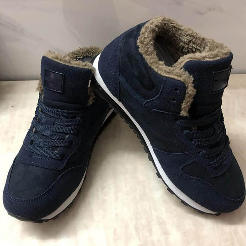 Winter non-slip warm soft-soled cotton shoes—Unisex-ABOXUN