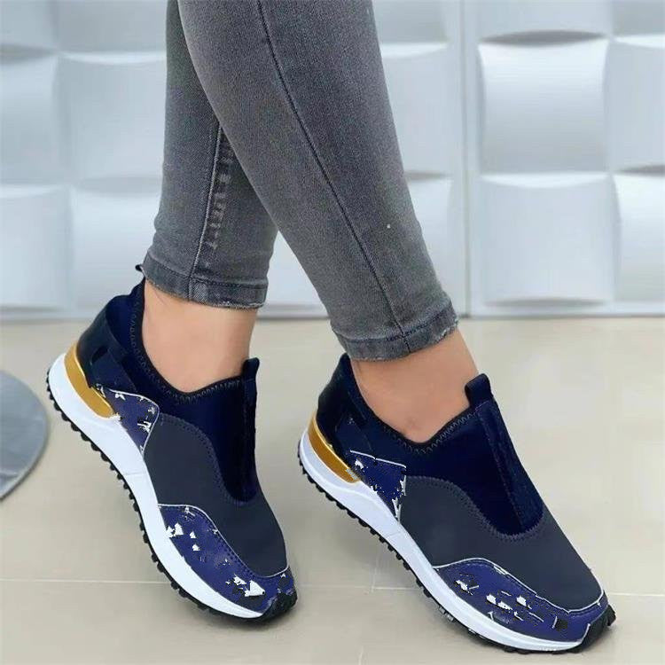 Fashion round toe slip-on casual women's shoes-ABOXUN
