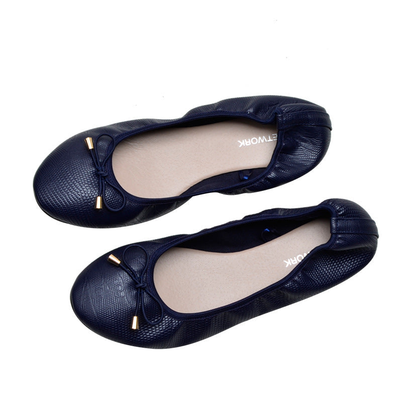 Women's Pointed-Toe Ballet Flat-ABOXUN