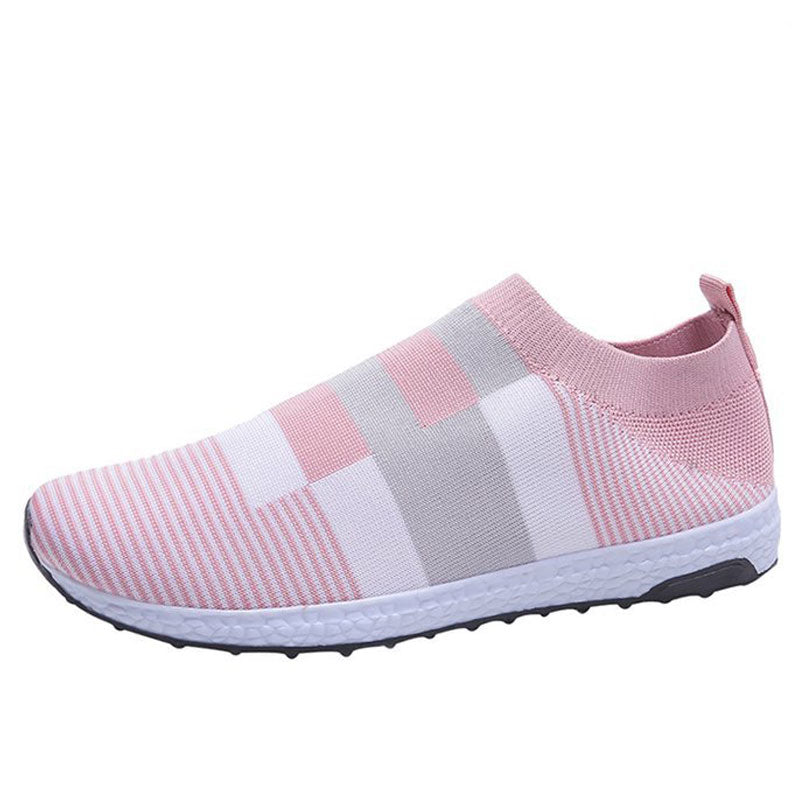 Women Breathable Platform Flats Bunion Corrector Slip On Shoes-ABOXUN