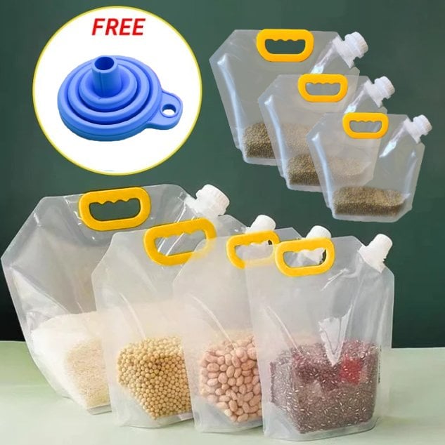 (🔥SUMMER HOT SALE) Grain Moisture-proof Sealed Bag(Send funnel)-ABOXUN