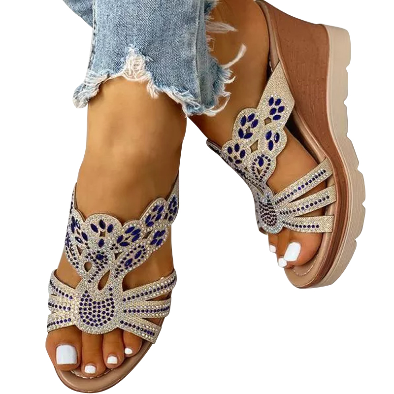 Women's Platform Wedge Casual Sandals-ABOXUN