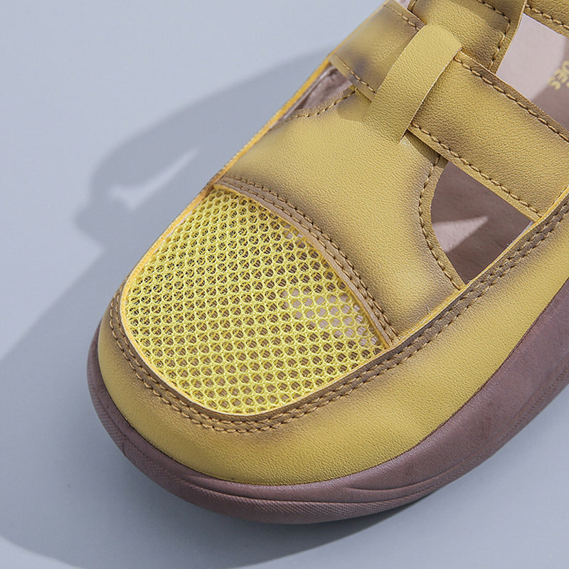 2022 summer new mesh breathable women's sandals-ABOXUN