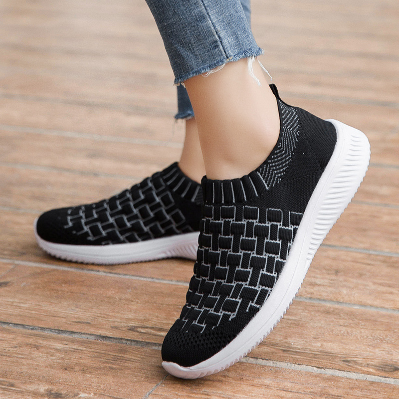 women's casual mesh breathable sneakers-ABOXUN