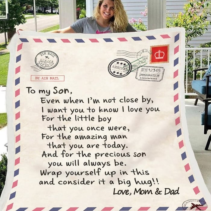 🎁To Daughter -Letter Blanket With Sweat Words (49% OFF TODAY)-ABOXUN
