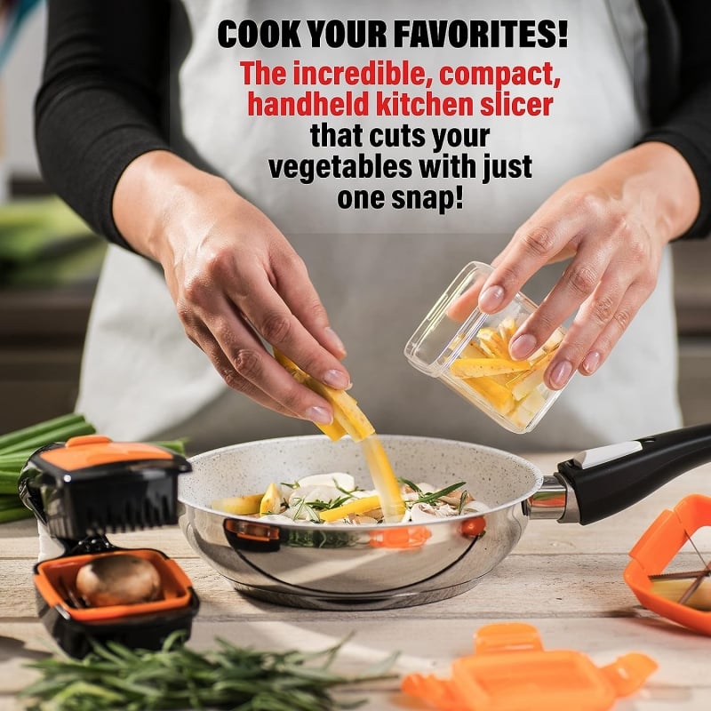 ☑️5 in 1 vegetable cutting machine