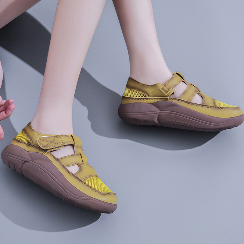 2022 summer new mesh breathable women's sandals-ABOXUN