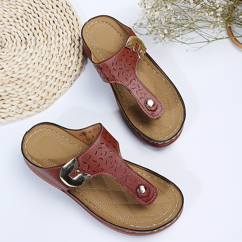 Summer New Ladies Beach Slippers-ABOXUN