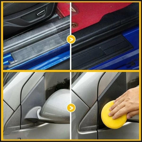 Restore Your Car's Plastic Parts to Like-New Condition with this Nano Refreshing Coating Kit!