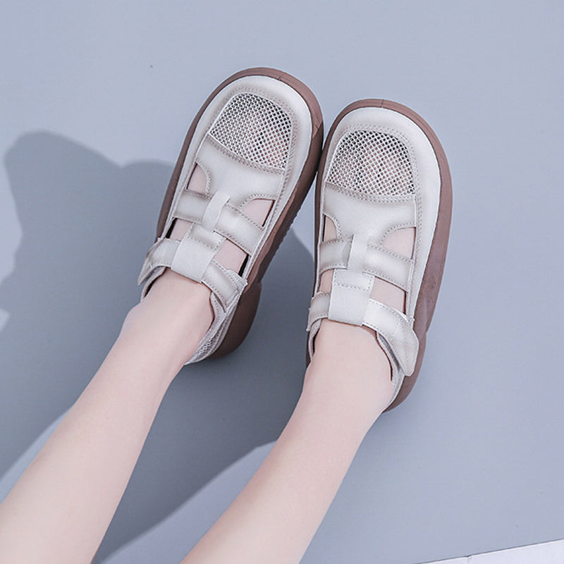 2022 summer new mesh breathable women's sandals-ABOXUN