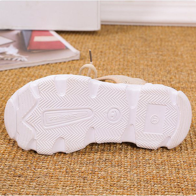 Lace Up Fish Mouth Platform Casual Women's Sandals-ABOXUN