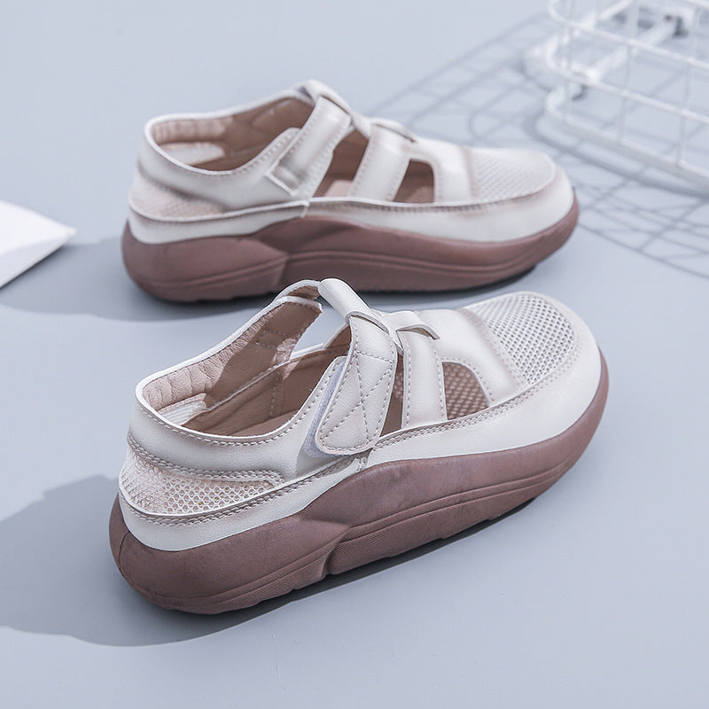 2022 summer new mesh breathable women's sandals-ABOXUN