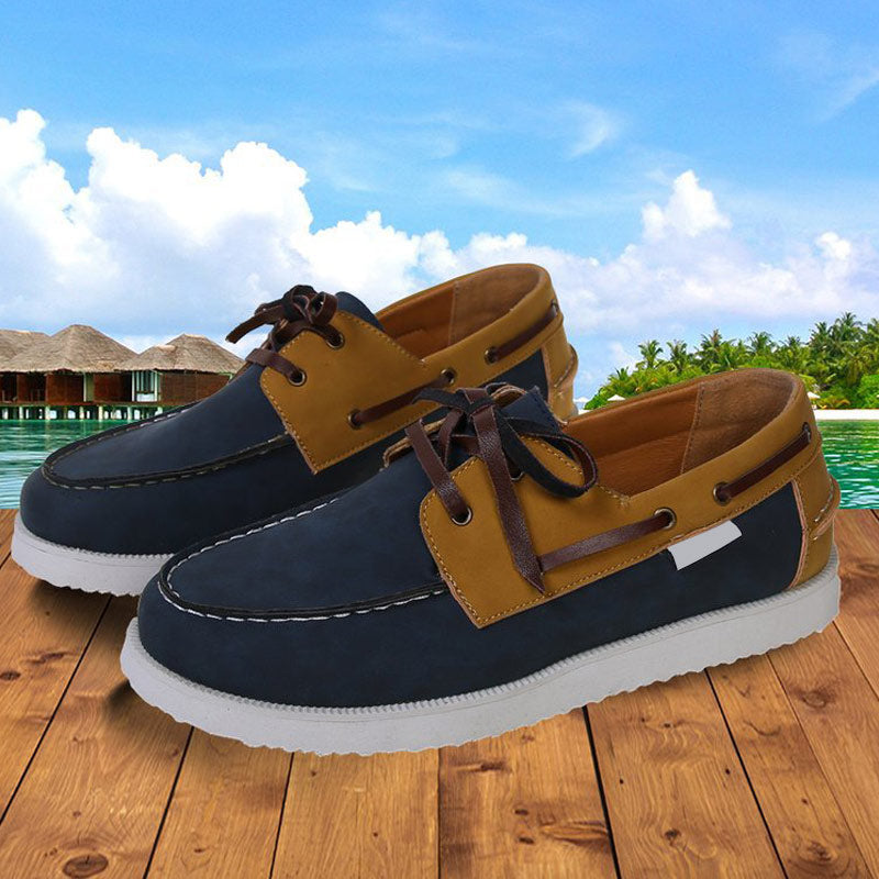 Lace-Up Breathable Abrasion Resistant Sailing Shoes for Women-ABOXUN