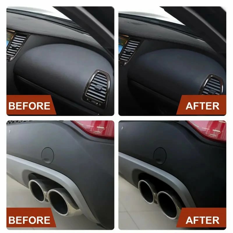 Restore Your Car's Plastic Parts to Like-New Condition with this Nano Refreshing Coating Kit!
