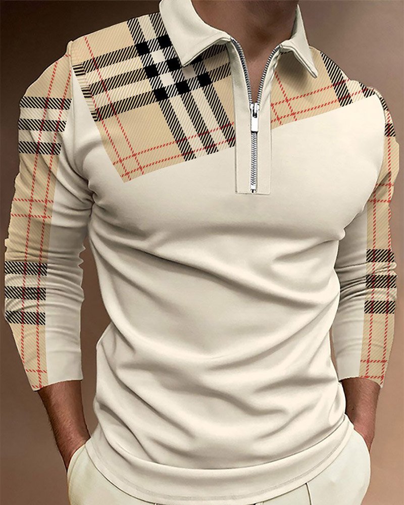 Men's Classic Lapel Polo-ABOXUN