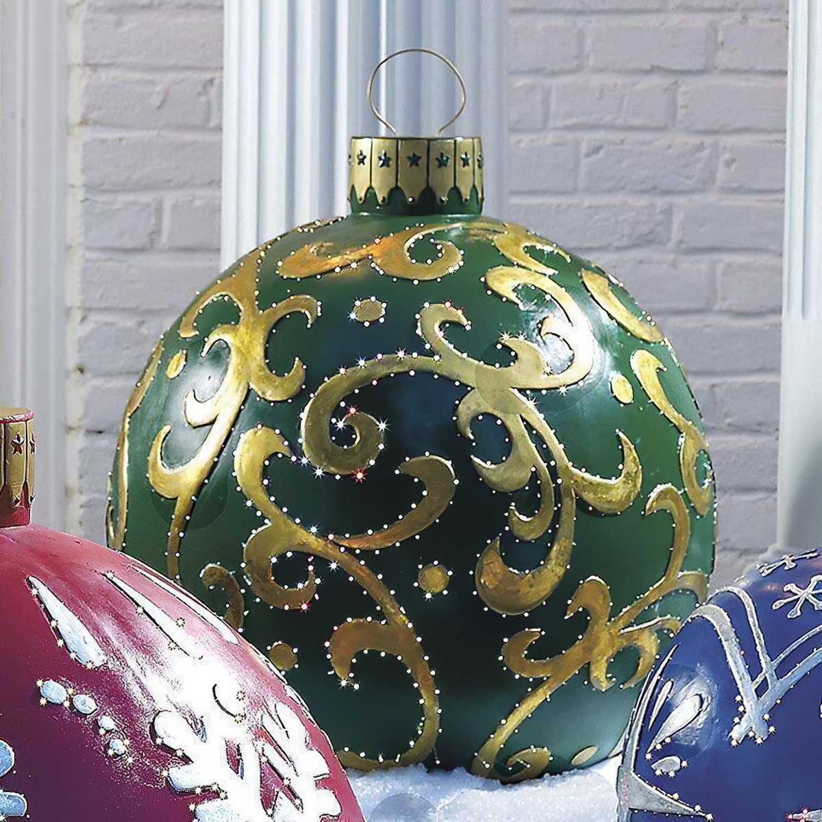 🎄Early Christmas Sale 49%OFF-Outdoor Christmas PVC inflatable Decorated Ball-ABOXUN