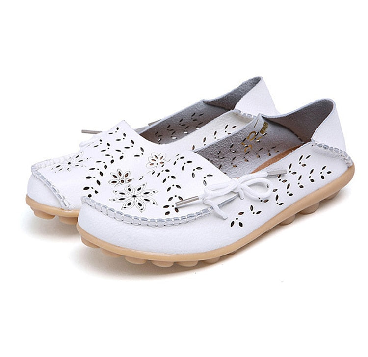 Vanccy Leather Loafers Flats Lo51-ABOXUN