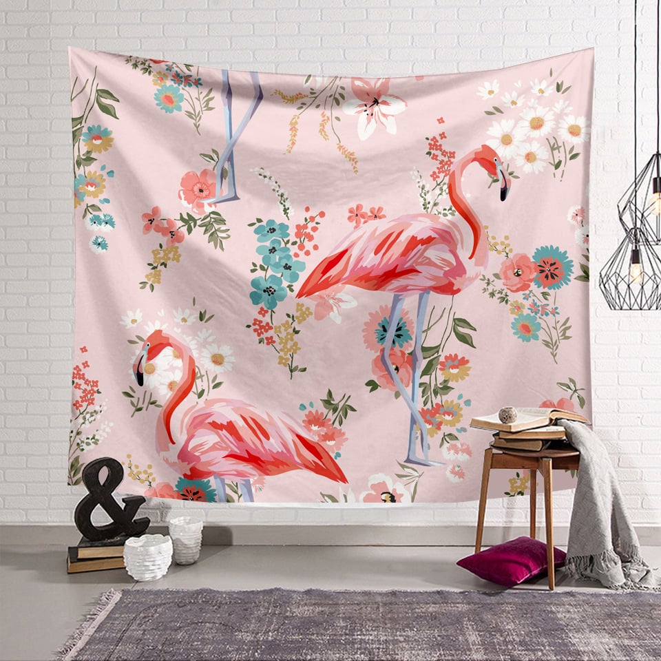🎁Flamingo Style Wall Hanging Blanket ( 49% OFF Today )-ABOXUN