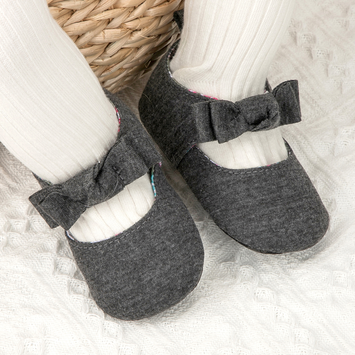 OEM Bow-knot Anti-slip Baby Walking Shoes-JZ Baby