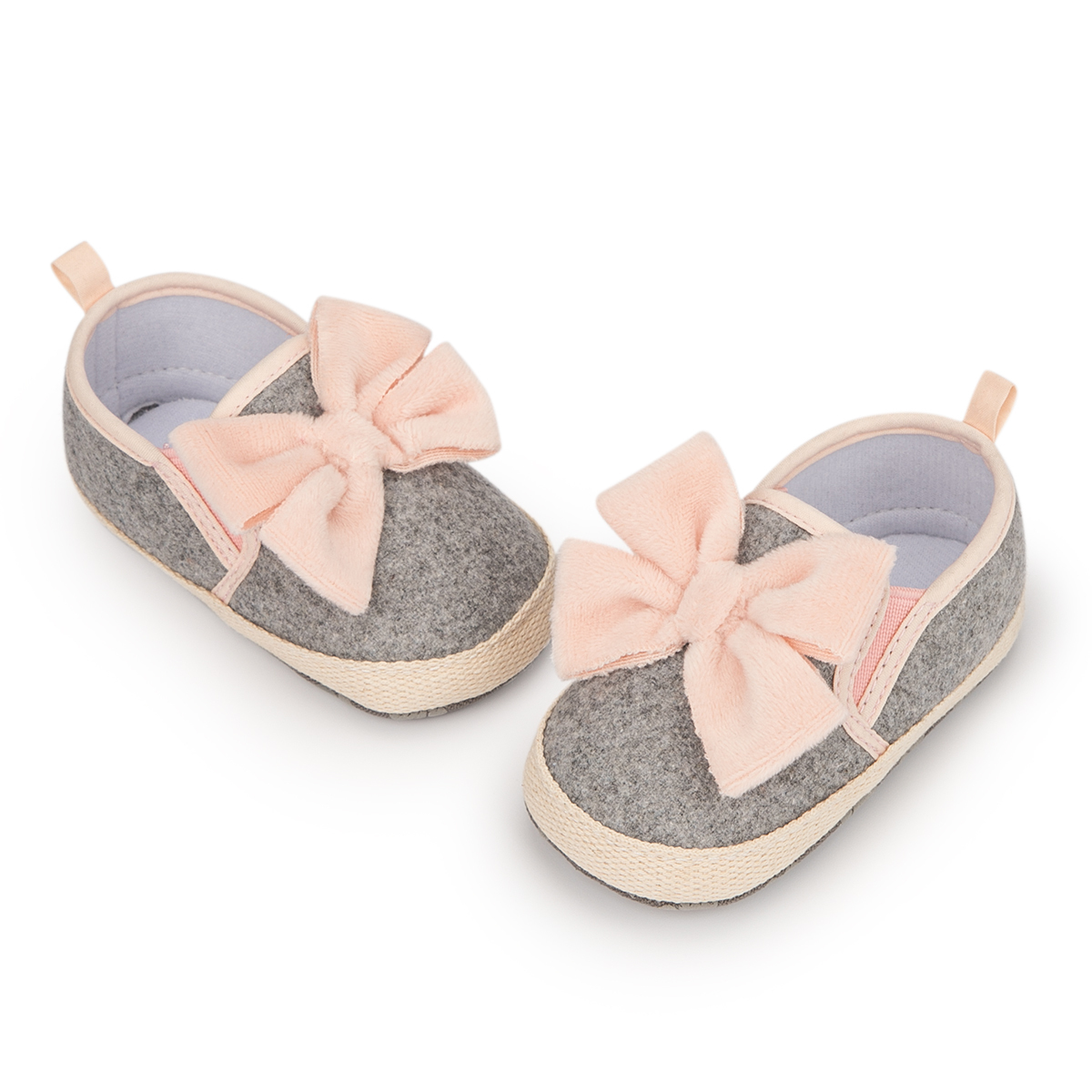 Bow-knot Bling Bling Hook&Loop Baby Dress Shoes Wholesale-JZ Baby