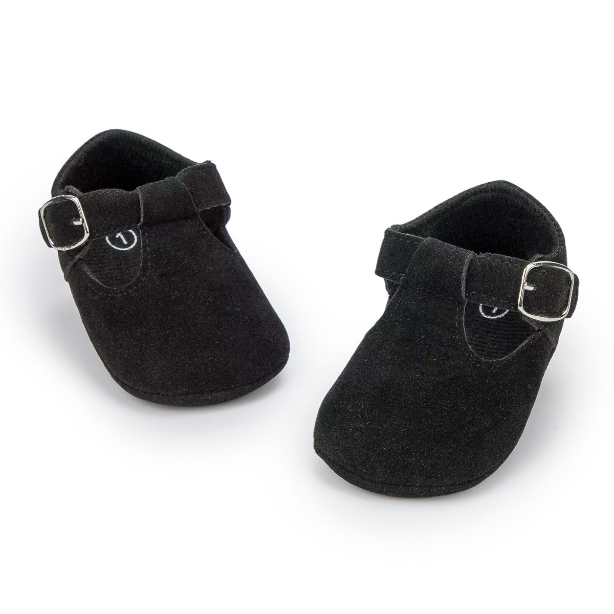 Faux Deerskin Rubber Soles Soft Baby Girls Shoes Wholesale-JZ Baby