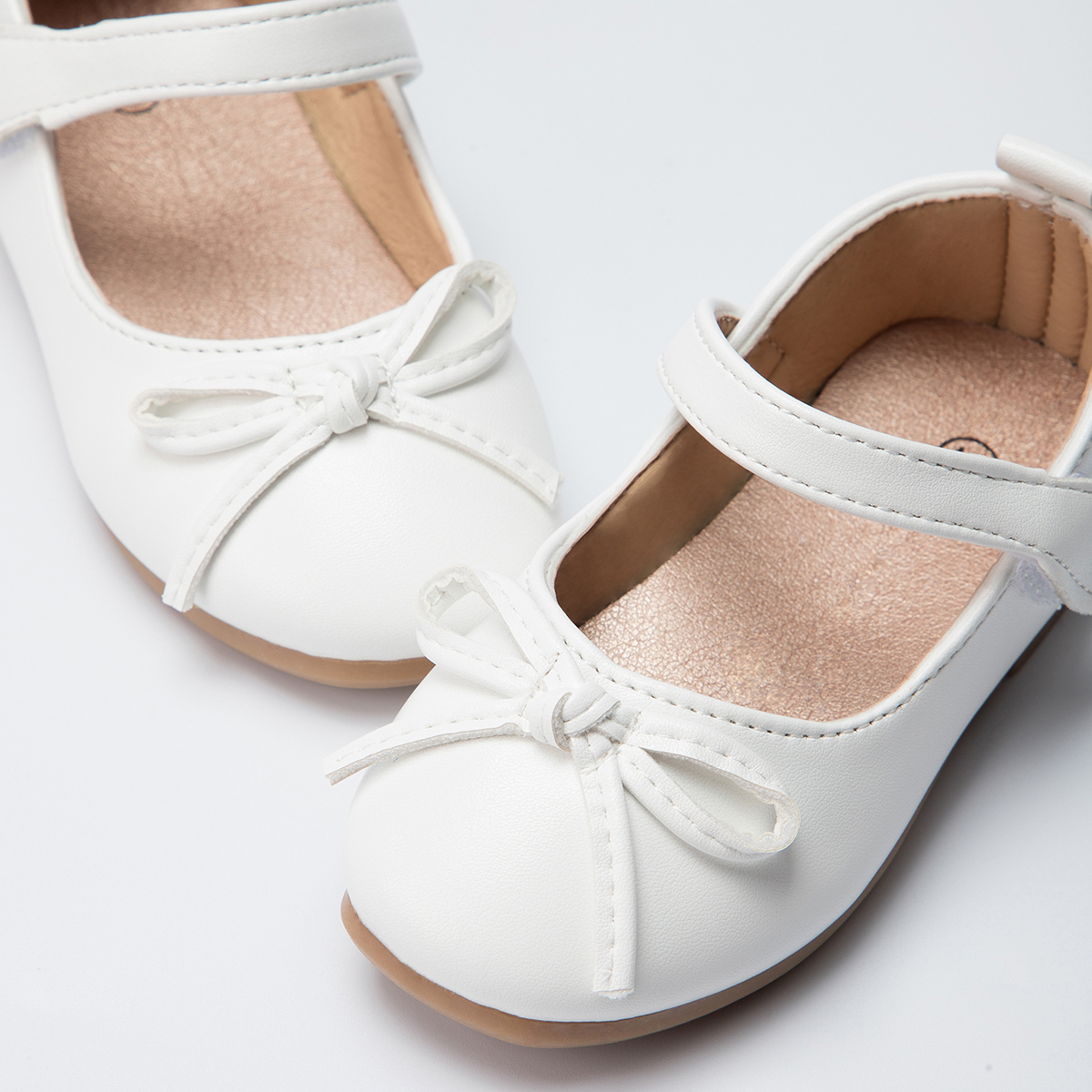 School Rubber Soft Sole Mary Jane Children Shoes-JZ Baby