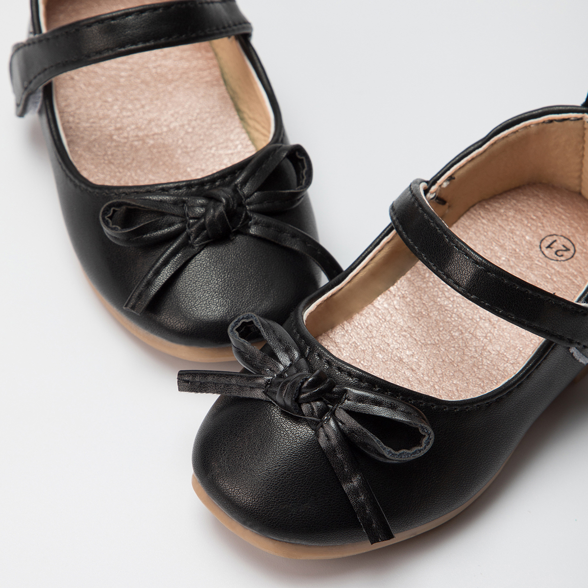 School Rubber Soft Sole Mary Jane Children Shoes-JZ Baby