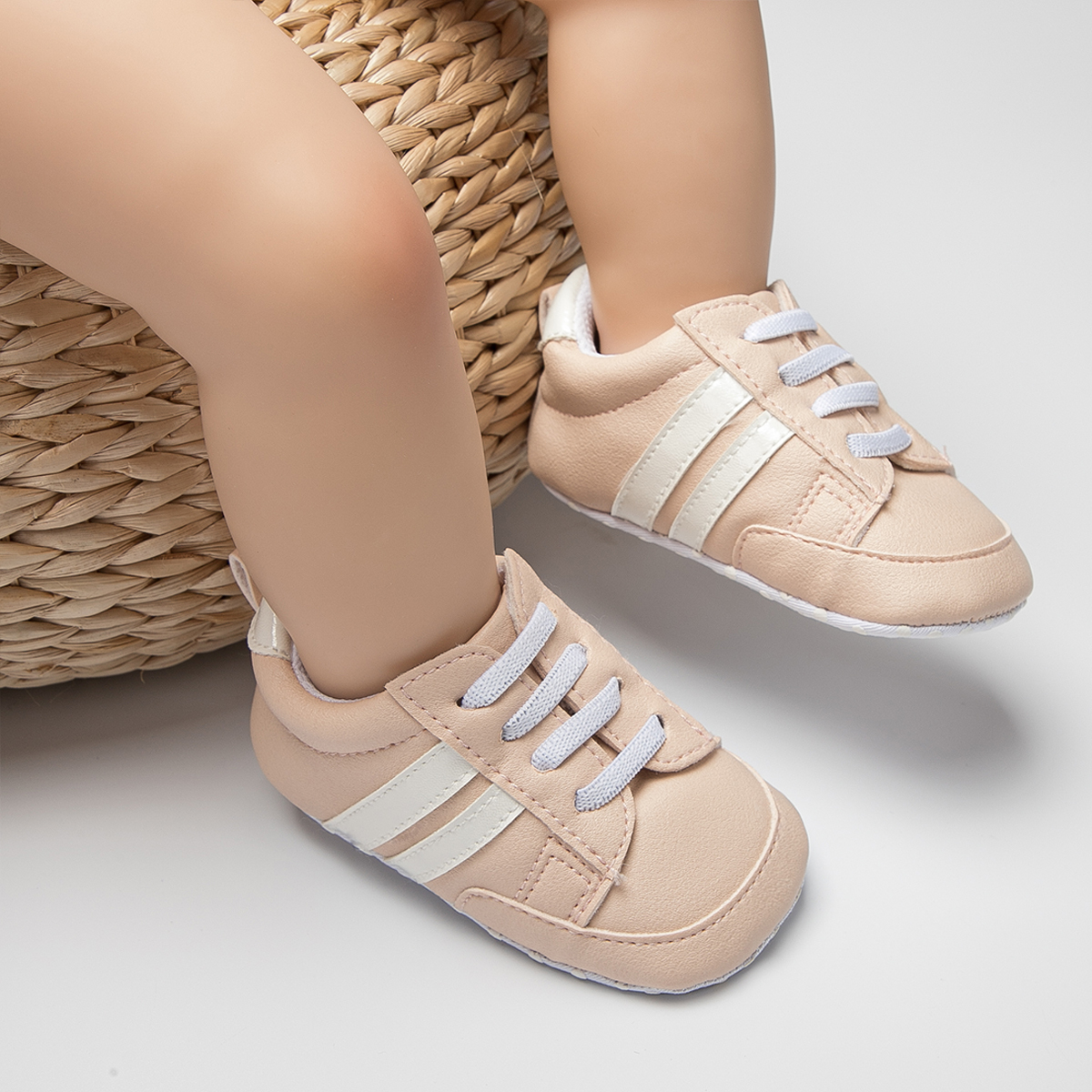 Non-slip Belt Striped Cool Baby Sneakers Wholesale-JZ Baby