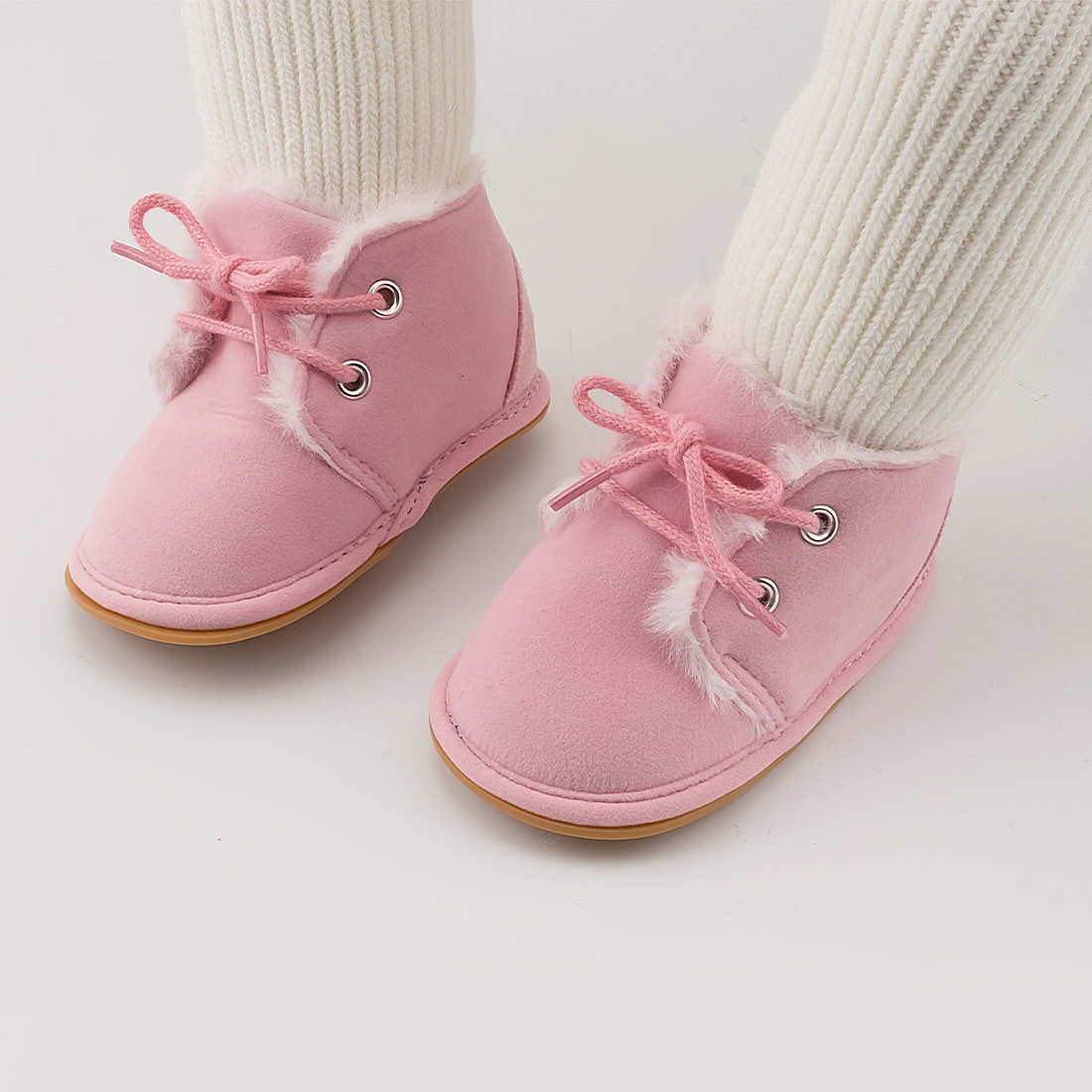 Winter Faux Deerskin Anti-Slip Soft Sole Baby Boots Wholesale-JZ Baby