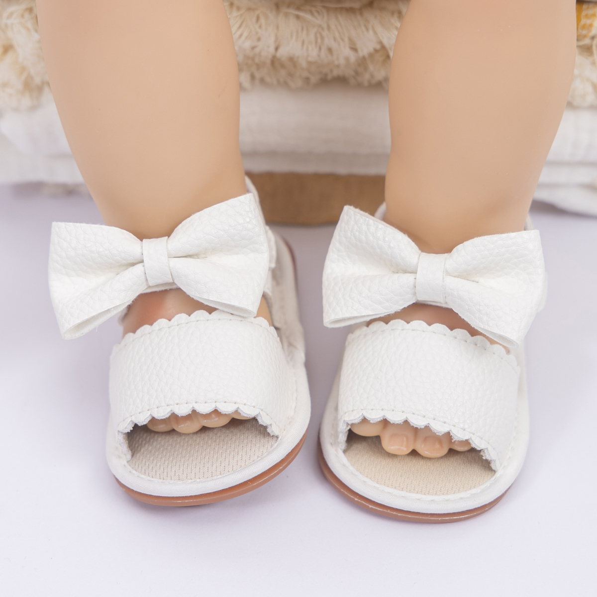Summer Anti-slip Bow-knot Baby Girl Sandals Wholesale-JZ Baby