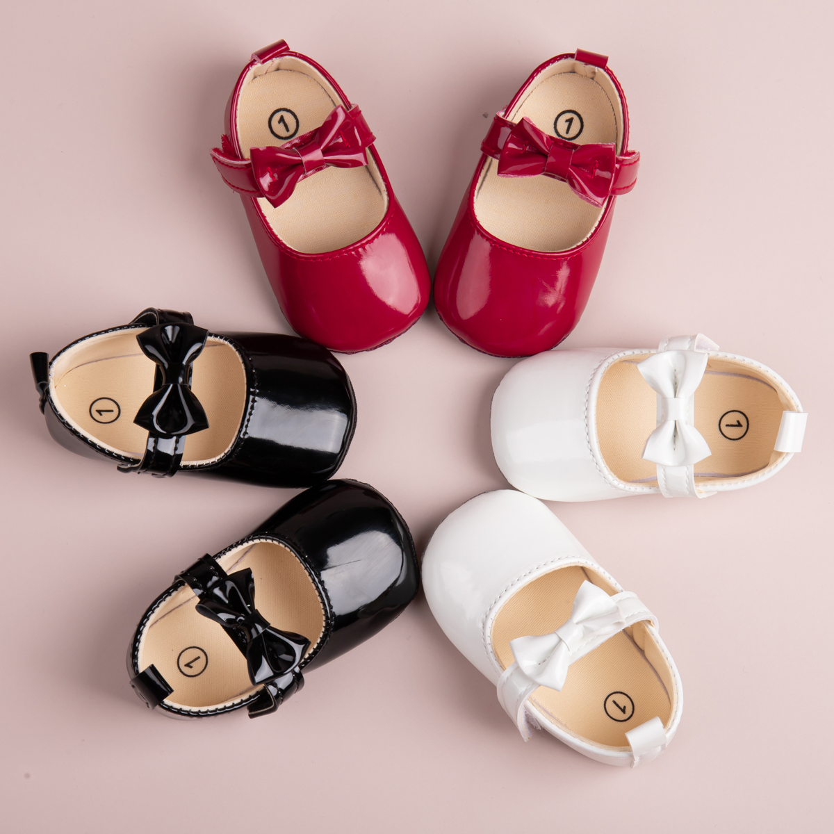 Summer PU Leather Bow-knot Girl Baby Dress Shoes Wholesale-JZ Baby