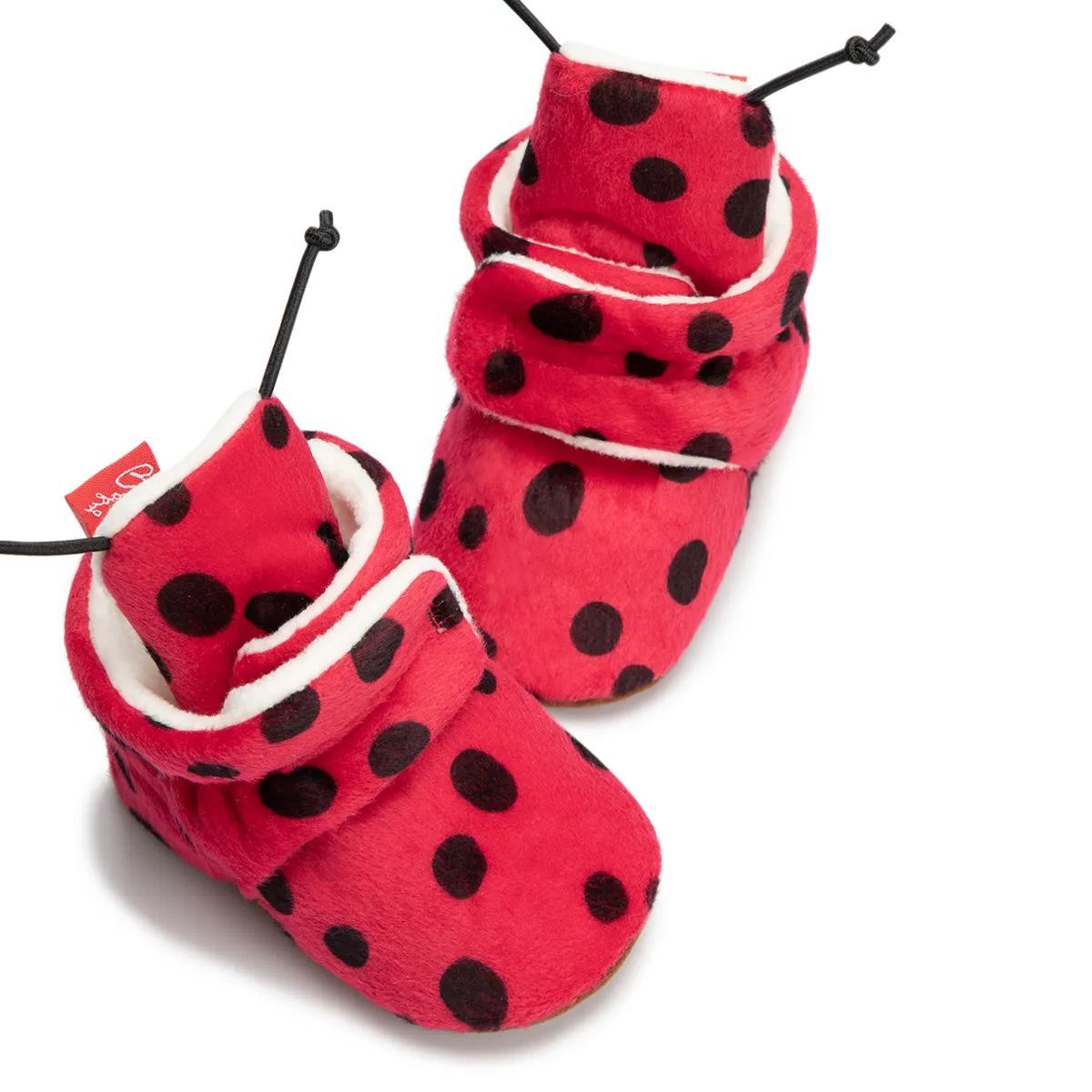 100% Cotton Organic Baby Booties Baby Velcro Booties Wholesale-JZ Baby