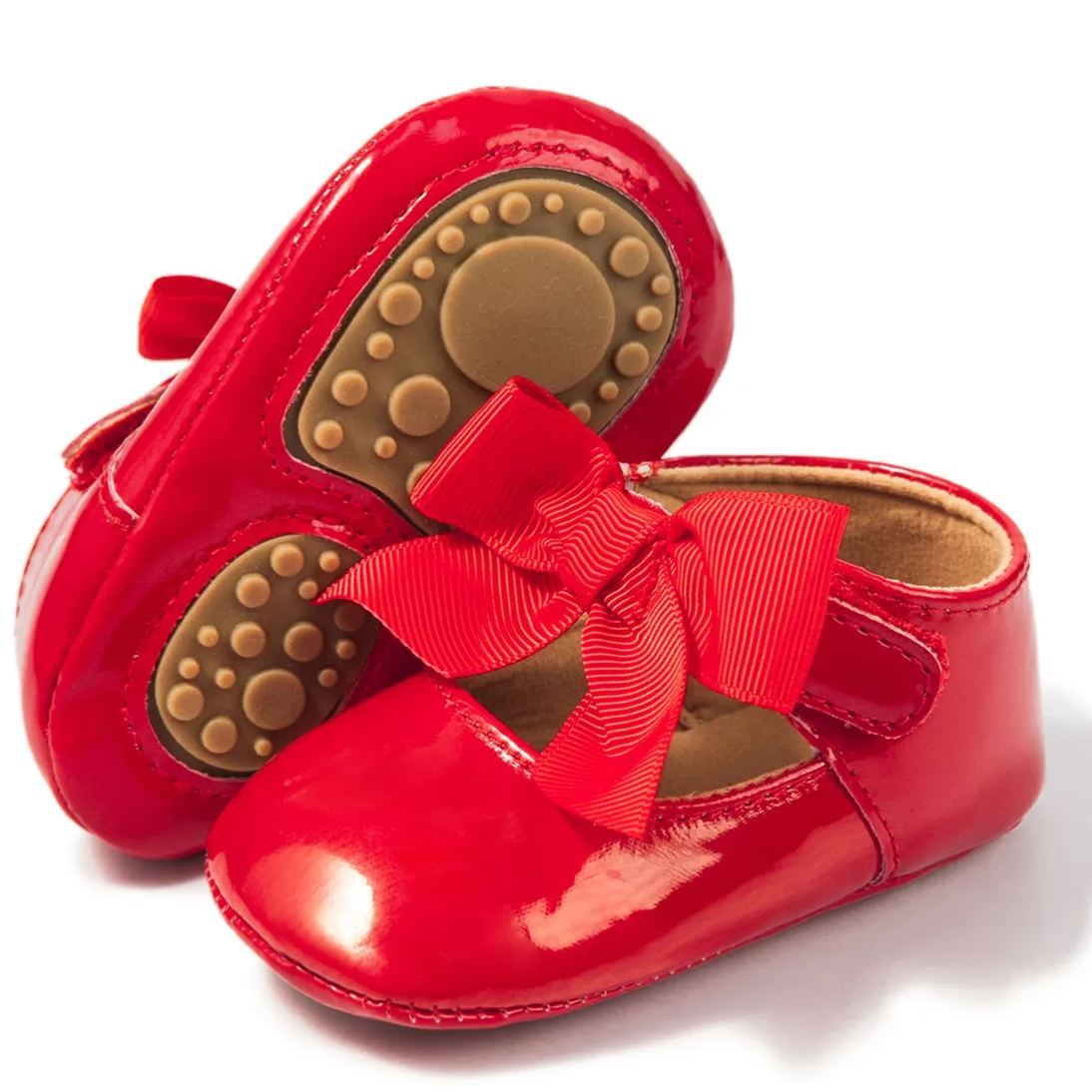 Bow-knot Breathable Organic Baby Dress Shoes Wholesale-JZ Baby
