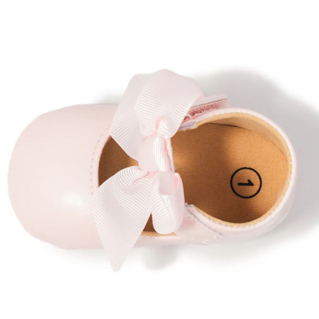 Bow-knot Breathable Organic Baby Dress Shoes Wholesale-JZ Baby