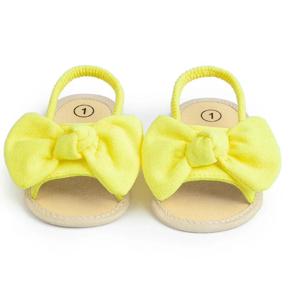 Bow-knot Slippers Breathable Cotton Baby Girl Sandals Wholesale-JZ Baby