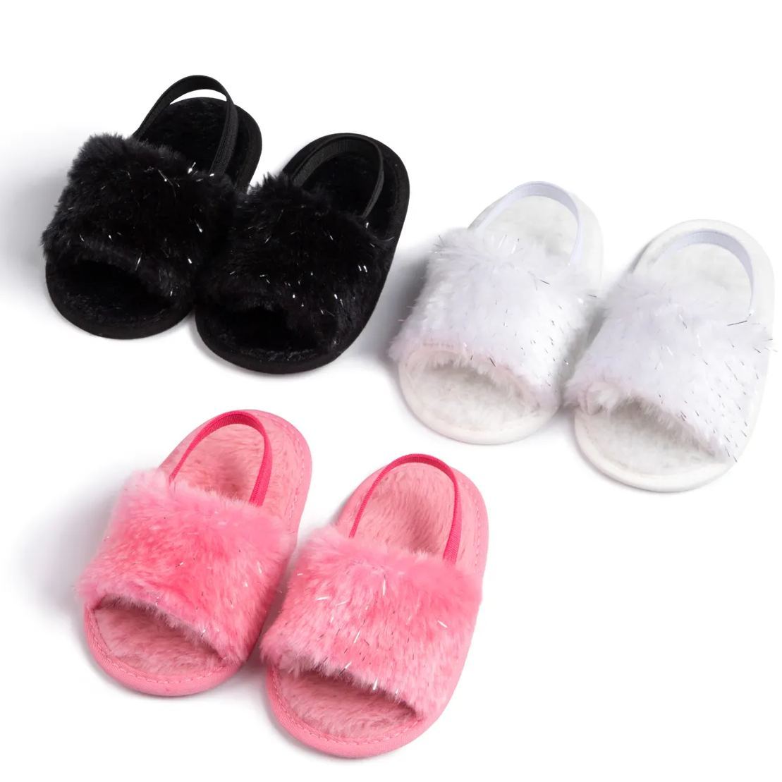 Cotton Fabric Soft Sole Walking Crib Baby Girl Sandals Wholesale-JZ Baby