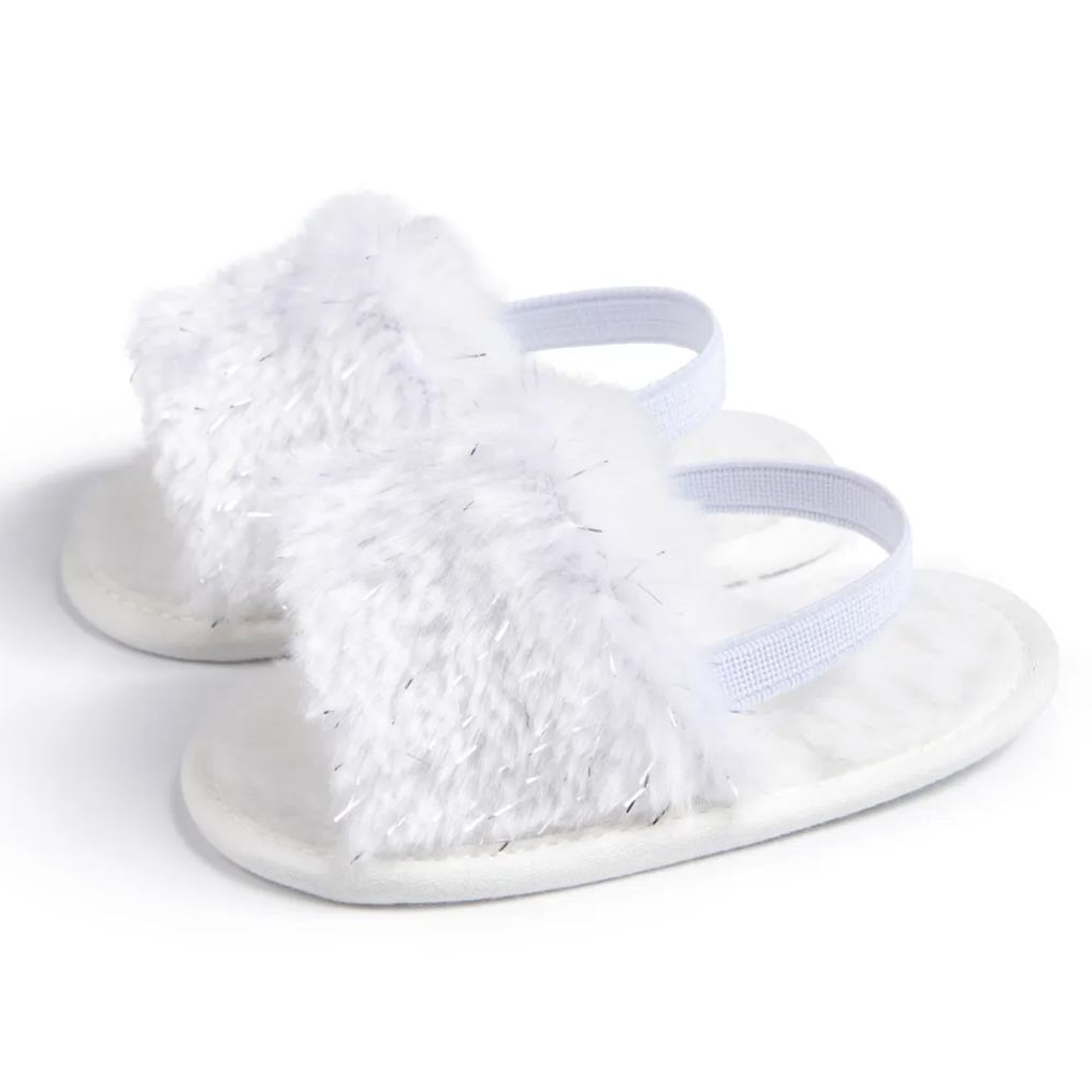 Cotton Fabric Soft Sole Walking Crib Baby Girl Sandals Wholesale-JZ Baby