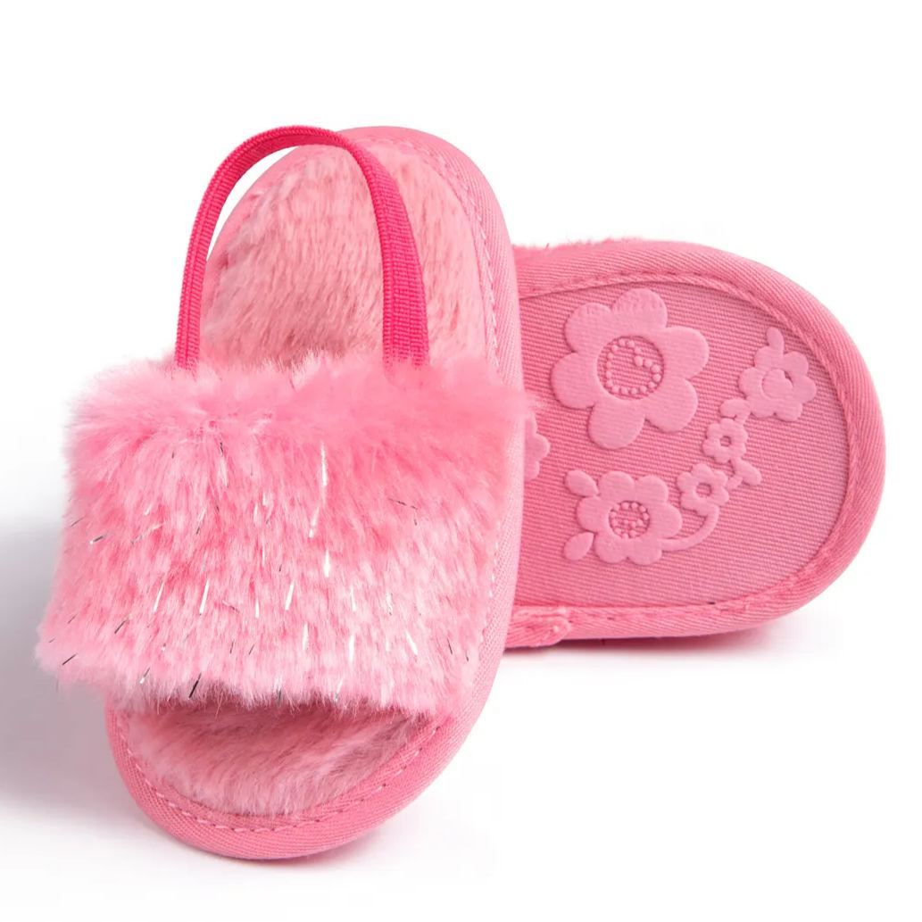 Cotton Fabric Soft Sole Walking Crib Baby Girl Sandals Wholesale-JZ Baby