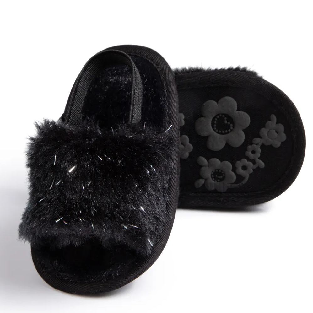 Cotton Fabric Soft Sole Walking Crib Baby Girl Sandals Wholesale-JZ Baby