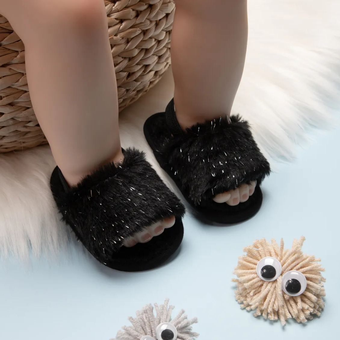 Cotton Fabric Soft Sole Walking Crib Baby Girl Sandals Wholesale-JZ Baby