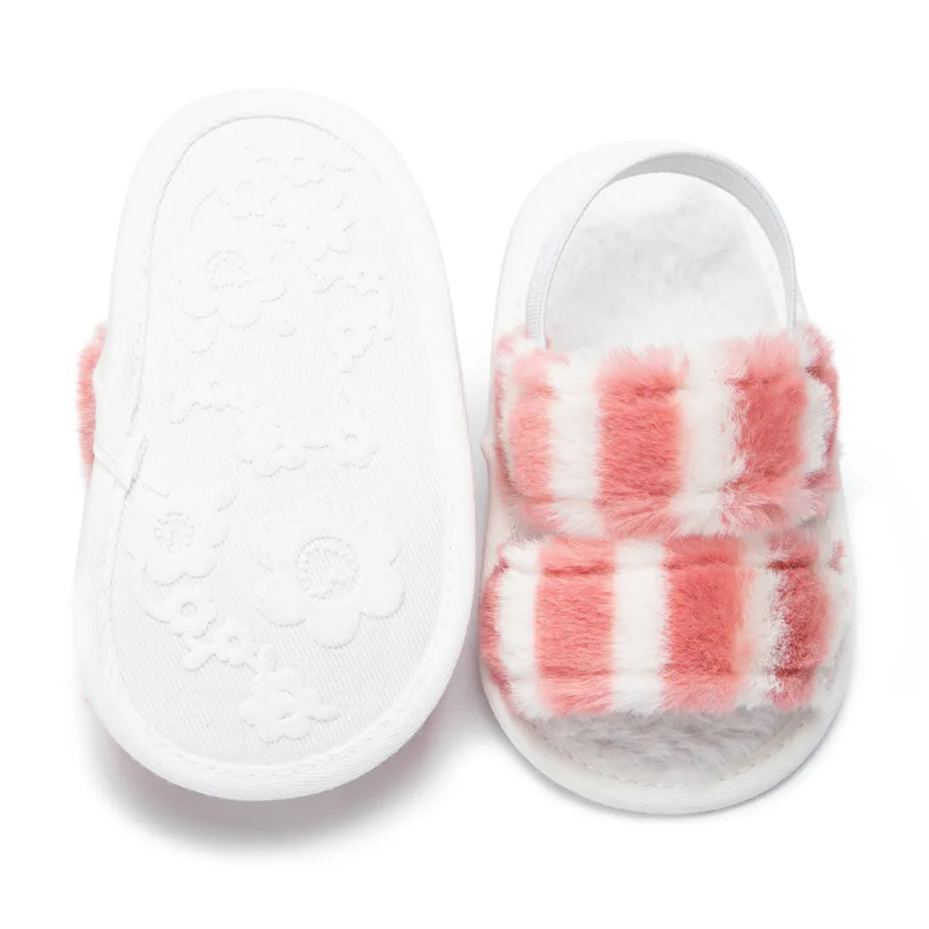 Summer Toddler Fur Stretchy Rear Strap Unisex Baby Sandals Wholesale-JZ Baby