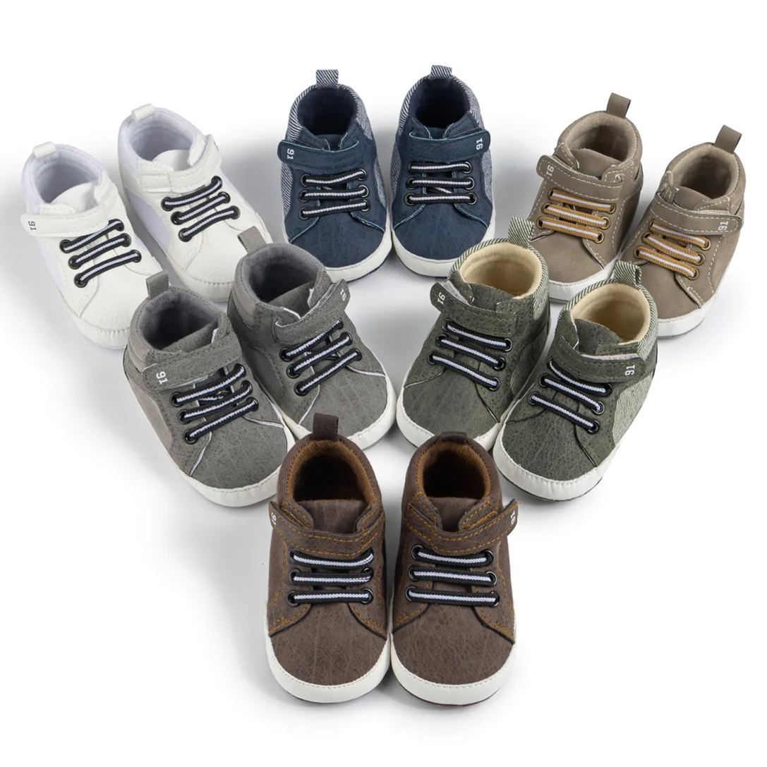 Toddler First Walker Cotton Soft Sole Baby Boy Walking Shoes Wholesale-JZ Baby