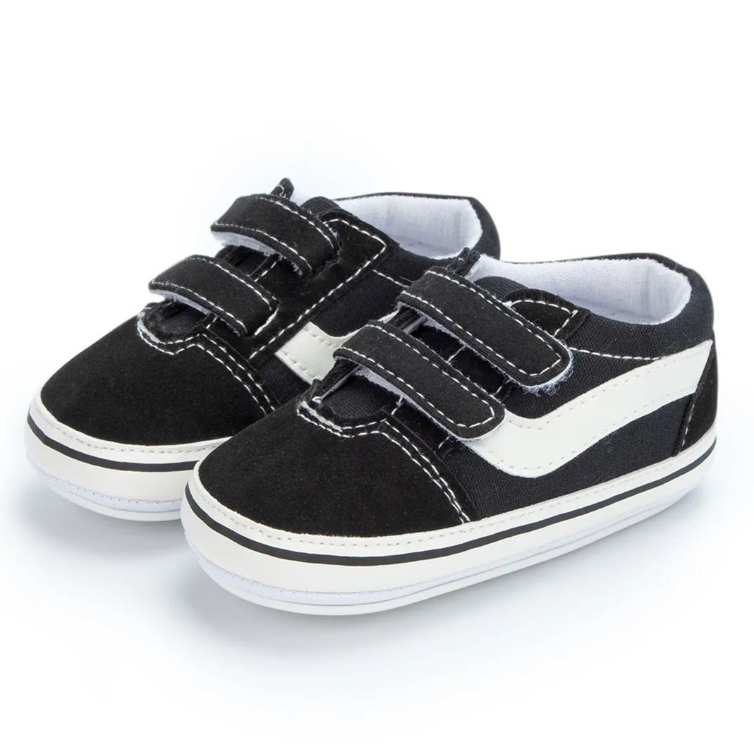 Soft Sole Plaid Denim Baby Sneakers Wholesale-JZ Baby