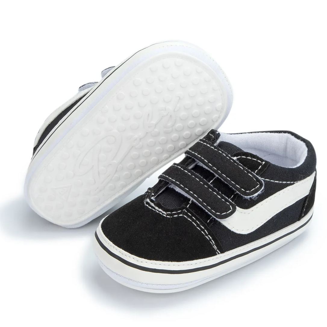 Soft Sole Plaid Denim Baby Sneakers Wholesale-JZ Baby