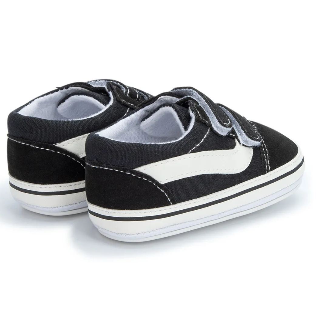 Soft Sole Plaid Denim Baby Sneakers Wholesale-JZ Baby