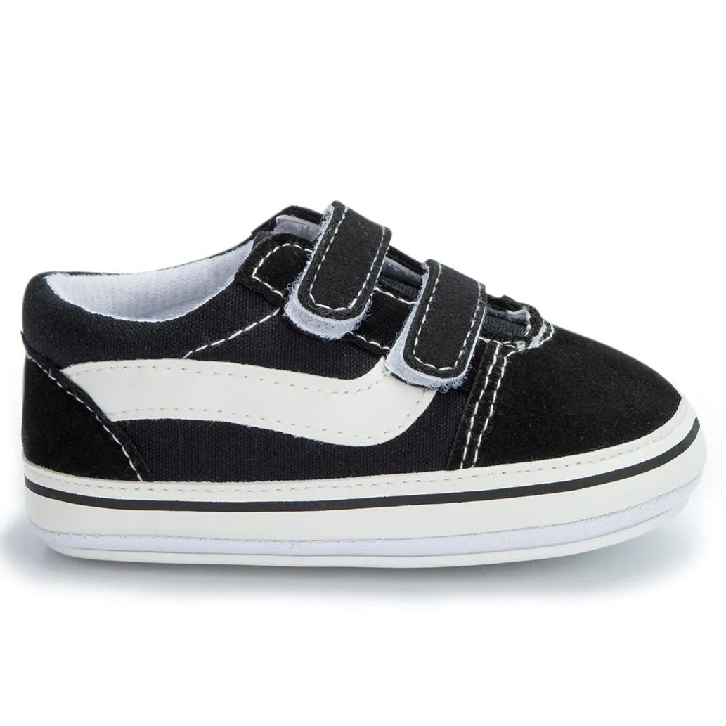 Soft Sole Plaid Denim Baby Sneakers Wholesale-JZ Baby
