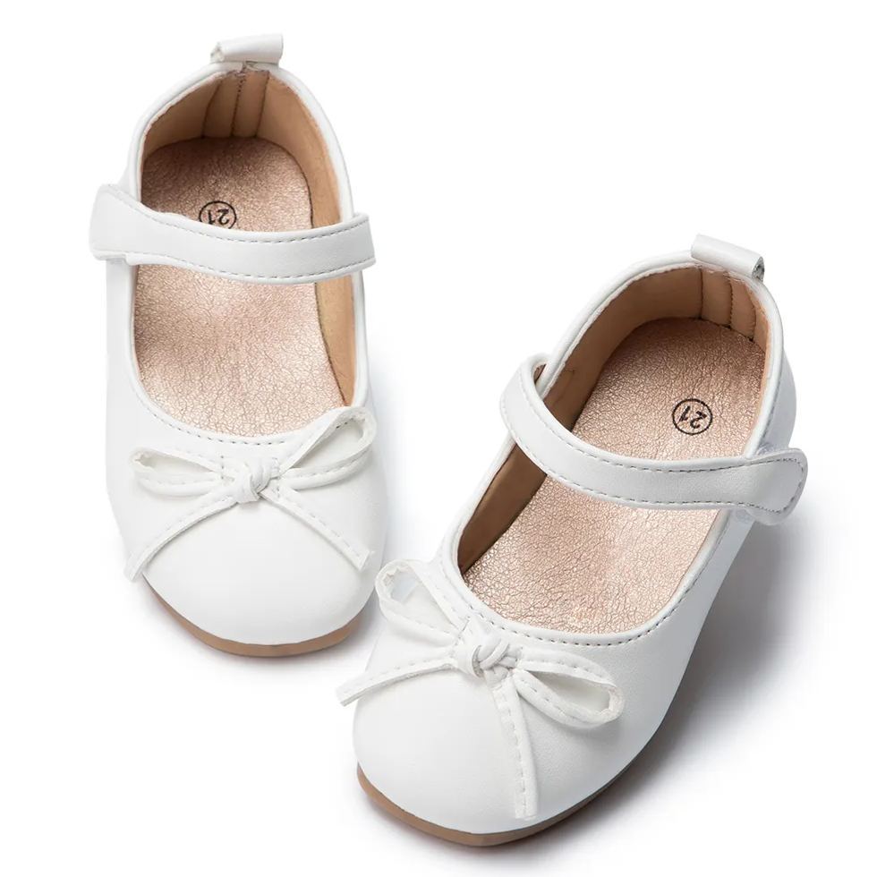 School Rubber Soft Sole Mary Jane Children Shoes-JZ Baby