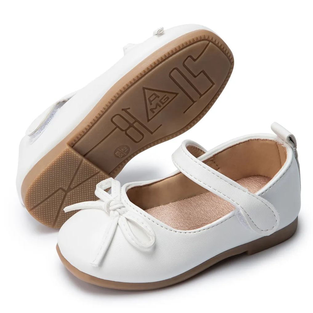 School Rubber Soft Sole Mary Jane Children Shoes-JZ Baby