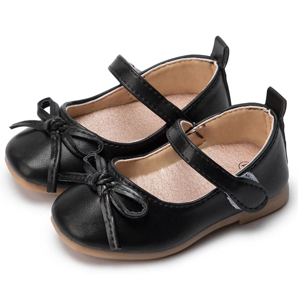 School Rubber Soft Sole Mary Jane Children Shoes-JZ Baby