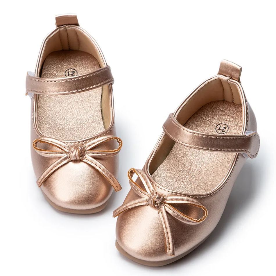 School Rubber Soft Sole Mary Jane Children Shoes-JZ Baby